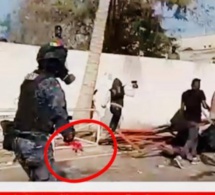 Manifestations à Colobane : la vidéo choquante de l’agent du Gign qui perd son bras en direct