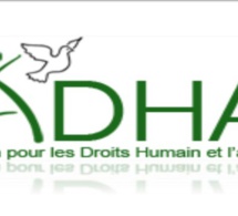 Manifestations et troubles notés : le Cri de cœur de l'ONG ADHA à l’Etat et à la jeunesse