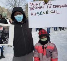 En images : marche des Sénégalais de Montréal contre la “dictature” de Macky Sall