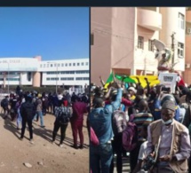 Première manifestation pacifique aux abords du tribunal. Dispositif sécuritaire impressionnant. Sonko est déjà sur place, en attendant d’être auditionné par le juge Samba Sall. Les détails