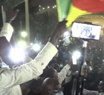 Cite Keur Gorgui: L’arrivée de Ousmane Sonko à son domicile après la conférence de presse