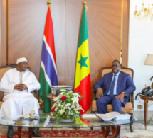 Adama Barrow au Sénégal