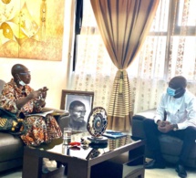 Le ministre de la Culture, Abdoulaye Diop, a reçu en audience Germaine ACOGNY ce mardi