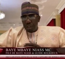 Les révélations de Baye Mbaye Niass MC :”Adji Sarr sama talibé la…”