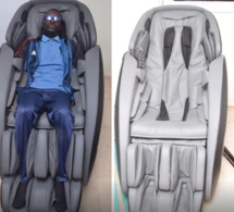 Après le lit de massage, Ousmane SONKO reçoit encore un fauteuil de massage ultra moderne