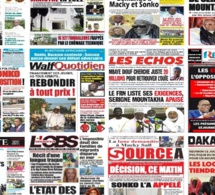 Actu-Kiosque : Les unes des quotidiens : Retour du poste de 1er ministre, la date des élections municipales, dialogue politique, relance de l’économie, sports….