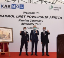ENERGIE - Karpowership : Le premier GNL à électricité de KARMOL URSF "KARMOL LNGT AFRICA" entame le voyage pour le Sénégal