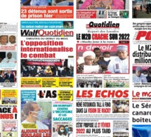 Actu Kiosque : Les Unes des journaux : Élections locales : l’état propose 2022, le M2D dit niet, les “Lions” accrochés par le Congo…au menu