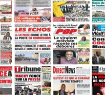 Actu-Kiosque : Les Unes des quotidiens : ” Adji Sarr retire sa plainte après une tête à tête avec Ousmane Sonko en présence Mame Mactar Gueye” , Youssou Ndour met fin à sa carrière musicale après le décès de THIONE SECK, Aliou Cissé Out, Hervé Renard