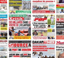 Actu-Kiosque : Les Unes des quotidiens : Ramadan de crise, la colère noire de Matar Ba, l’opposition met m pression le régime, Gana et Édouard en demi-finale de la ligue des Champions…
