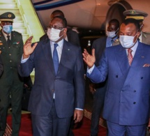Le Chef de l’Etat Macky Sall à Brazzaville : les images de son arrivée à ce mercredi, en début de soirée