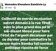 Insultes, posts violents par des pro Bamba Fall: Cheikh Bâ va porter plainte ce lundi