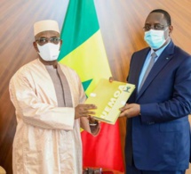Adieux du Président sortant de la Commission de l'UEMOA : Abdallah Boureïma reçu par le Président Macky Sall