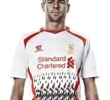 Voici le maillot extérieur de Liverpool 2013-2014.