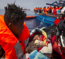 125 enfants en route vers l’Europe, secourus au large de la Libye