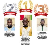 Maroc/ Concours international de récitation du Saint Coran: Le Sénégal remporte les 1ère, 2ème et 3ème places de toutes les catégories