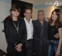 Carla et Nicolas Sarkozy: Heureuses retrouvailles avec Michel Sardou et sa femme