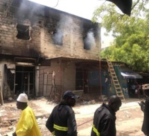 PHOTOS/ Kaolack: Incendie du marché central