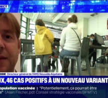 Bordeaux: les 46 cas positifs à un variant rare du Covid-19 "font partie de deux chaînes de contamination", selon l'ARS