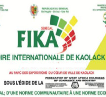 Kaolack : Prévue ce samedi la FIKA 2021 reportée à une date ultérieure