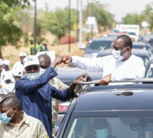 Tournée économique: L'arrivée de Macky Sall à Louga et Saint-Louis (Images)