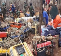 Lutte contre les trafics illicites: L’Armée démantèle 05 sites d’orpaillage