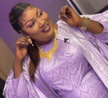 L'animatrice Bijou Ngoné dans une tenue en basin chic et très classe