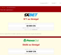 Le meilleur bookmaker accessible au Sénégal