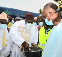 Kaffrine : le ministre Abdoulaye Saydou Sow, a procédé, à la pose de la première pierre de la grande mosquée
