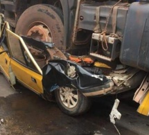 Accident mortel à Kaolack: Un camion malien écrase un taxi