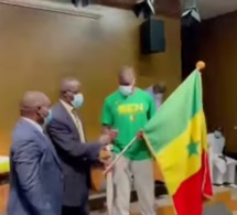 Afrobasket 2021 - Remise du drapeau aux Lions
