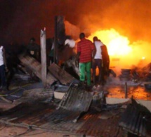 Incendie au Marché central de Kaolack: Des pertes estimées à des millions de FCfa