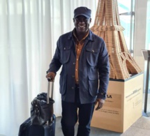 Le président du MEDS Mbagnick Diop en route au bercail aprés un sejour d'affaire à Paris pour les prochaine ALA de New York en Novembre