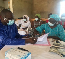 Visite et signature de convention de partenariat à Djilor Djidiack , le royaume d’enfance du Président Senghor: 42 femmes et 18 jeunes recrutés