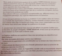 Bougane Gueye Dany: « Le Nom et les Couleurs Amoul consensus… Mais je vais signer..." (Document)