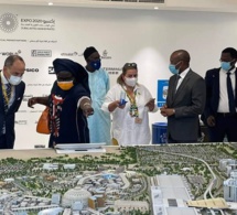 Expo Universelle de Dubaï 2020 : Mme Diatta , le Ministre du Commerce et des PME en visite préparatoire au pavillon Sénégal.