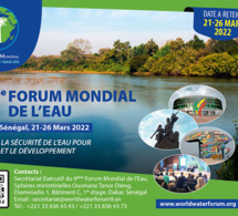Forum Mondial de l’Eau à Dakar : Le Sénégal aurait casqué 2 milliards de Fcfa pour son organisation
