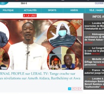 JOURNAL PEOPLE: Tange crache sur Nit Doff révélations sur Ameth Aidara Barthélémy et Awa Baldé et …