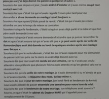 Une si longue lettre du Dr Paye : Pour expliquer les raisons de son acte désespéré