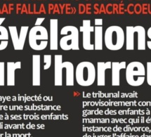 La revue de la une des journaux de ce Lundi 08 Novembre 2021. Lu geuneu fëss taay ?