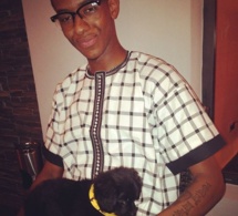 [PHOTOS] Ibou Kara Mbacké et sa femme Léa Mbacké s'offrent un petit chien !