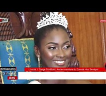 Tange Tandian (Ancien membre comité Miss Sénégal) invité dans Infos du matin du 22 Novembre 2021