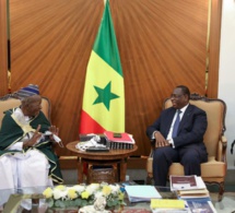 Cheikh Mouhamadoul Mahi Ibrahima Niasse reçu par Macky Sall