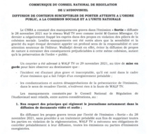 Dérapages de Gaston Mbengue: Le CNRA interpelle Walf pour diffusion de contenus pouvant « porter atteinte à la cohésion sociale et à l’unité nationale »