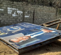 L'association des Régies publicitaires du Senegal appel au secours la DSCOSS est entrain de vandaliser et détruire nos panneaux publicitaires .
