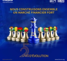 Marché financier régionale : La Brvm et le Dc/Br célèbrent leur 25 ans samedi prochain au Bénin