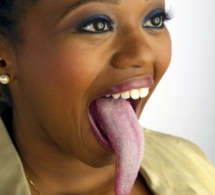 La langue de Chanel Tapper mesure 9,75 cm de long.