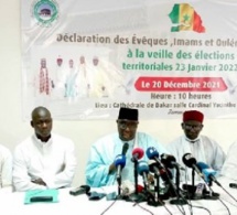 LOCALES 2022: Imams, Oulémas et Evêques du Sénégal prêchent « le calme et la sérénité