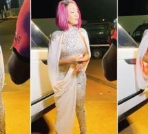 Admirez le magnifique sagnsé de Viviane Chidid avec sa Belle tenue avant son entrée au Dakar Arena (Vidéo)