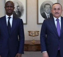 Coopération bilatérale : Antoine Félix Diome et le ministre turc des Affaires étrangères se sont rencontrés